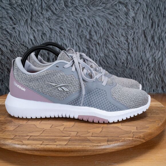 Reebok Flexagon Force EF8941 Gray Running Shoes Sneakers Size 8.5 - Picture 1 of 8